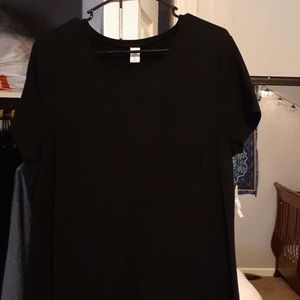 Old navy black tshirt dress